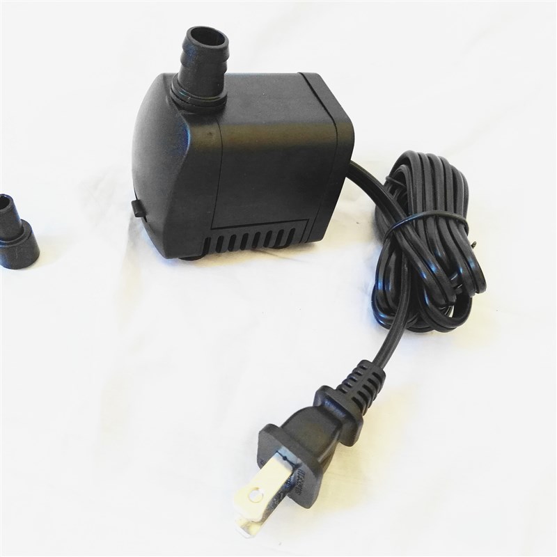 鱼缸小水泵 Hmax:1m AT-7w07美规极性插110V 7W 水族潜水泵 抽水 - 图0