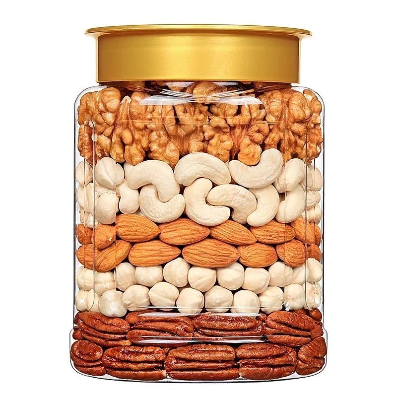 每日坚果混合原味坚果罐装500g干果仁批发儿童孕妇年货零食食品,淘宝优惠券,粉丝福利购,淘宝优惠卷