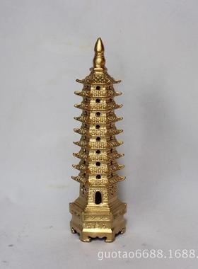 铜文昌塔摆件13层文昌塔十三层金属工艺品礼品
