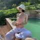 ສິບສາມ Porridge Butterfly Bone Summer Outerwear Fashionable Elastic Breast Pads Removable Shoulder Straps Tight Camisole ສໍາລັບແມ່ຍິງ