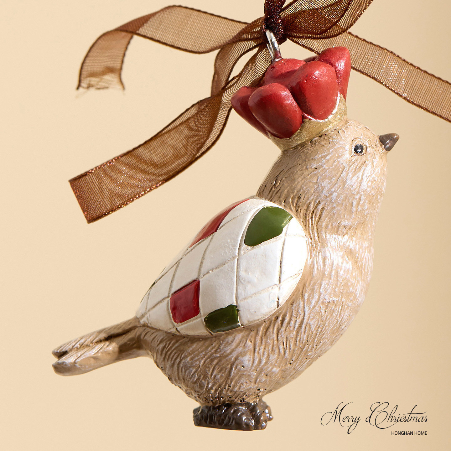 泓瀚出口欧美圣诞装饰品复古立体圣诞树挂件礼品铃铛树脂吊饰挂饰,淘宝优惠券,粉丝福利购,淘宝优惠卷