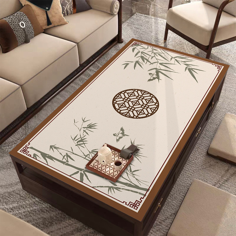 茶几垫餐桌布桌面保护茶几电视柜组合桌布防水防油新中式茶几台布,淘宝优惠券,粉丝福利购,淘宝优惠卷