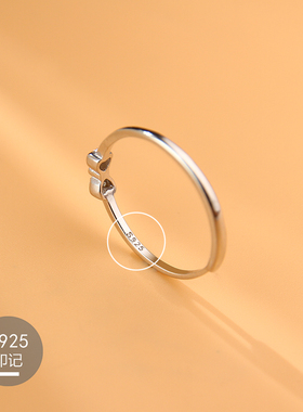 开口戒指韩版简约淑女气质甜美
