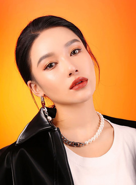 珍珠项链设计感abybcharming