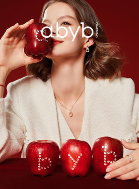 ABYBCHARMING马年马蹄有喜项链U型马蹄扣闪耀通勤锁骨链本命年