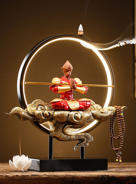 灯圈摆件客厅玄关装饰斗战胜佛