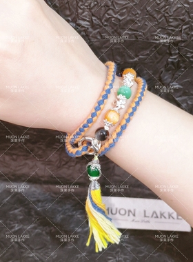 MUON LAKKE/远山和叶-原创名侦探柯南印象手链生日礼物送女友棉绳