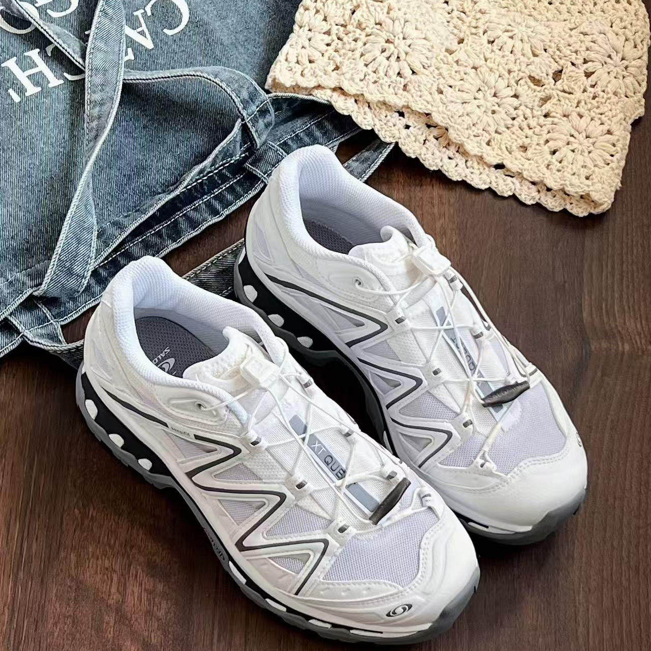 正品过验XT-quest户外徒步登山鞋男女款防滑耐磨运动鞋休闲老爹鞋,淘宝优惠券,粉丝福利购,淘宝优惠卷