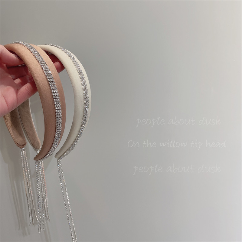 超仙气质bling ~水钻流苏发箍时髦 泡泡兔饰品发饰