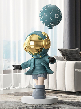 电视柜大型落地太空人宇航员摆件