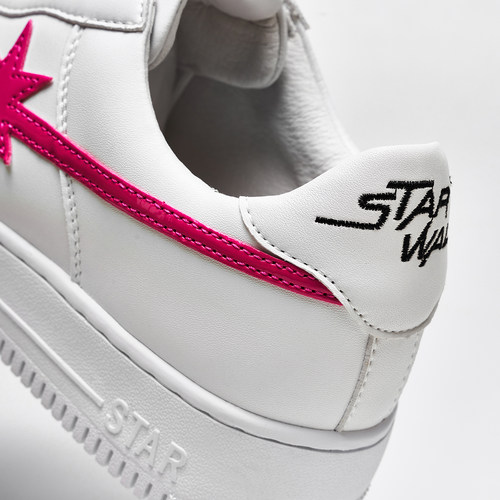 STARWALK SOLDIER WHITE/ROSE 白粉流星鞋正品低帮舒适增高潮板鞋 - 图2