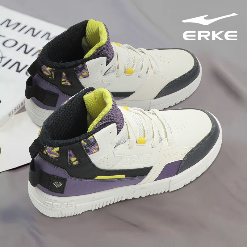 契约鸿星尔克滑板鞋男冬季新款复古国潮官方正品学生皮面运动鞋男,淘宝优惠券,粉丝福利购,淘宝优惠卷