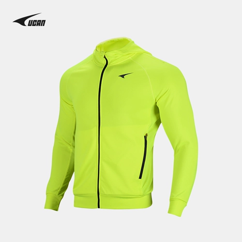 Детская спортивная осенняя тонкая дышащая эластичная куртка с капюшоном для тренировок для отдыха