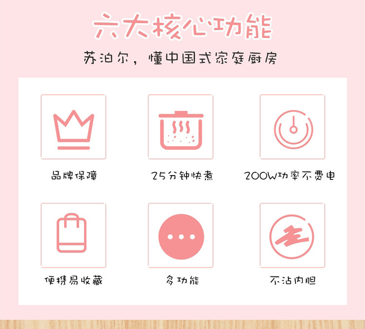 苏泊尔家用小型多功能迷你可电饭锅 苏泊尔龙隆电饭煲