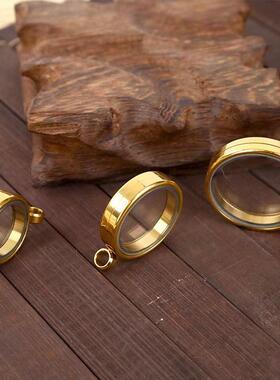 2026厂家直销热销款唐卡嘎乌盒1.5画芯螺纹旋转拧开双面嘎乌盒吊