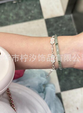 2026新中式爆款圆条粗款叮当镯一步一响旗袍中国风手饰圆条手镯
