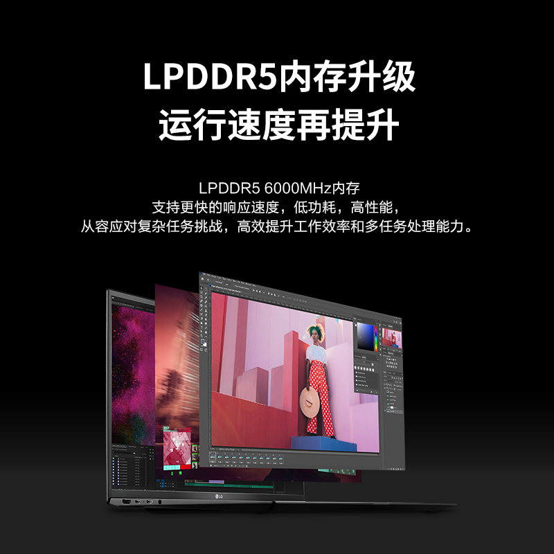 LG gram14/16lg ultra AI原厂屏OLED防偷窥屏酷睿笔记本电脑轻薄人脸识别渐变雷电4高刷办公设计大内存本-图3