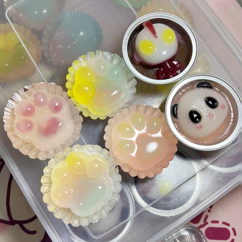 一次性钵仔糕碗锡纸锡箔杯子菊花盏圆形蛋挞布丁马蹄糕灌汤包模具 - 图2