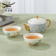 Yongfeng Yuan Moon Time 4 Head Travel Tea Set Tea Set