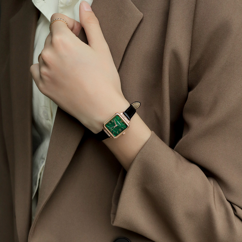 女轻奢小众女士小巧精致复古手表 番米拉国产腕表