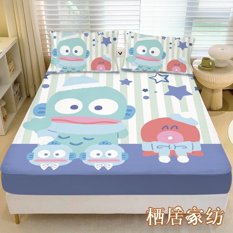 小丑鱼卡通动漫汉顿床笠150x200m全包防滑涤纶四季款床垫保护套罩,淘宝优惠券,粉丝福利购,淘宝优惠卷
