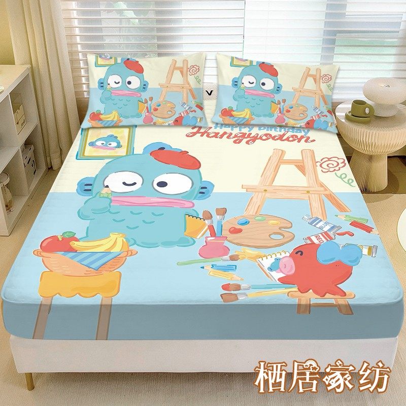 小丑鱼卡通动漫汉顿床笠150x200m全包防滑涤纶四季款床垫保护套罩,淘宝优惠券,粉丝福利购,淘宝优惠卷