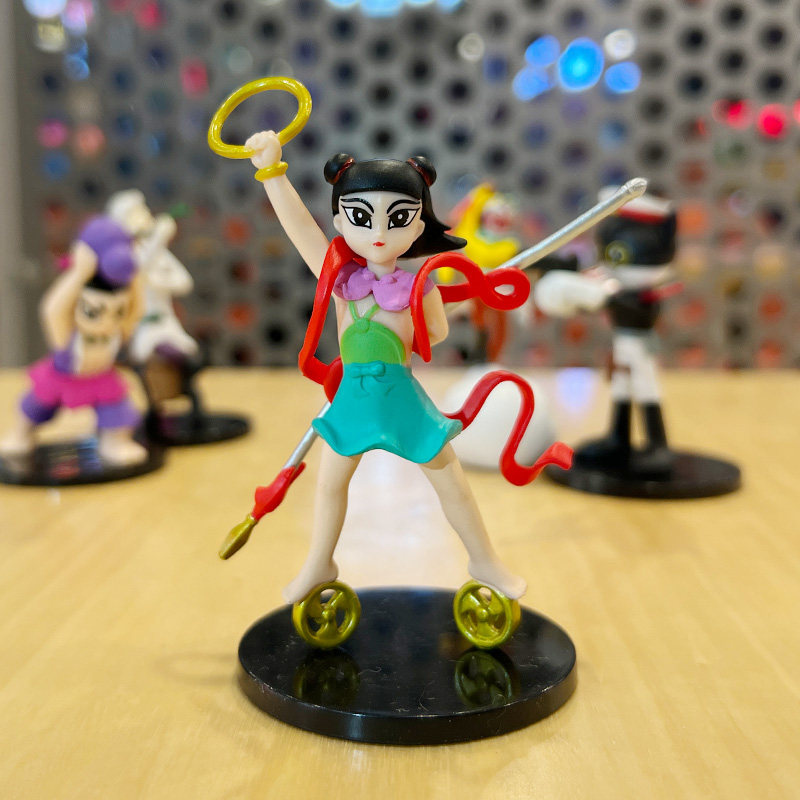 正版上美影孙悟空黑猫警长手办葫芦娃阿凡达哪吒摆件礼物礼品周边