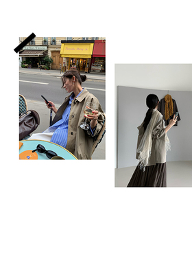 ins风服装店氛围感海报秋冬女装店档口工作室背景布置装饰画芯