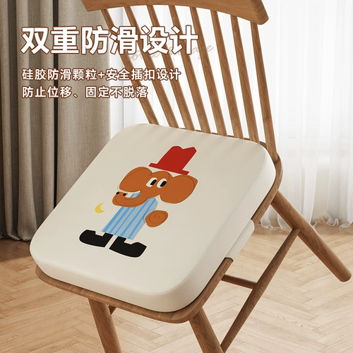 Детский стульчик для кормления, дышащая подушка для школьников, обучающее детское кресло для еды, увеличенная толщина