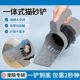 The all-in-one cat litter scooper comes with a garbage bag