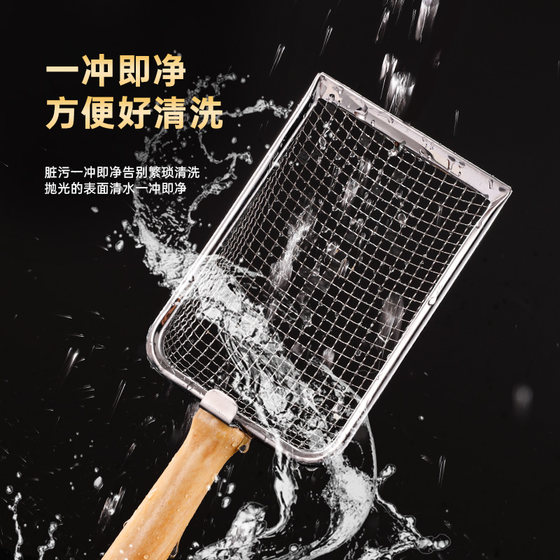 Cat litter shovel fine hole shovel stainless steel cat small hole filter mineral sand bentonite cat large metal shit shovel artifact