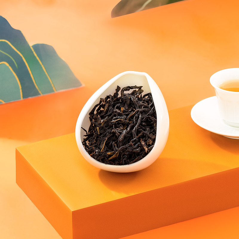 深圳手信特产八马茶叶粤来粤好广东茶年货礼盒送长辈128g（16袋）