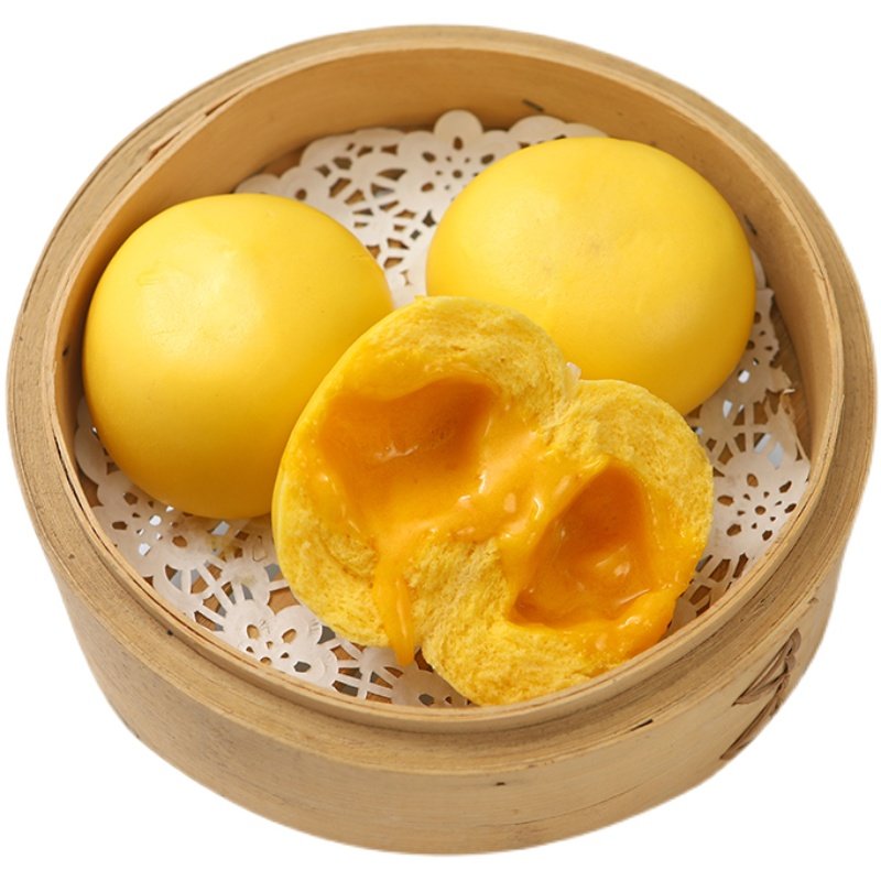 蛋黄流沙包港式点心早茶儿童速冻速食早餐食品流沙包子405克9个装,淘宝优惠券,粉丝福利购,淘宝优惠卷