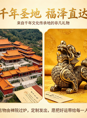 全黄铜貔貅摆件招财开业礼品
