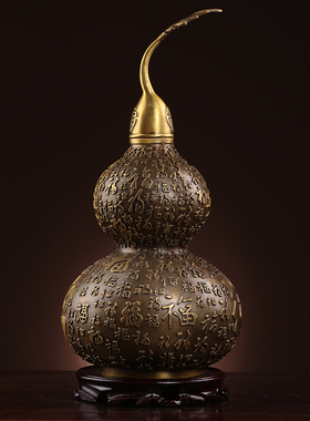 摆件招财客厅卧室铜葫芦