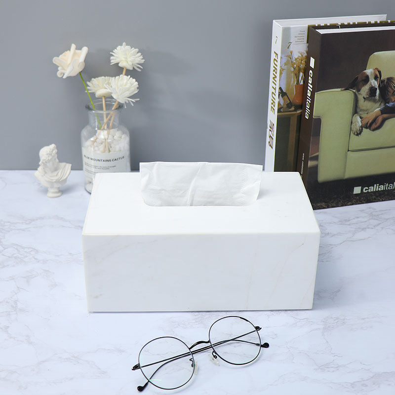 大理石纸巾盒客厅轻奢创意摆件设计感定制logo商用餐桌欧式抽纸盒,淘宝优惠券,粉丝福利购,淘宝优惠卷