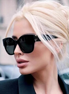 肯豆rose同款太阳镜女猫眼大框