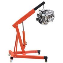 Pro-car engine hanger steamers for mobile small hangers Stiffness Foldable Manual Hydraulic Crane Small