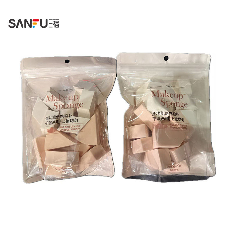 三福秀色物语三色三形多功能粉扑18个440615,淘宝优惠券,粉丝福利购,淘宝优惠卷