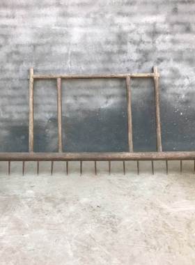 民俗老物件老旧农具农村老式风谷风机老扇车风车稻谷机脱皮机儡子