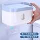 Bathroom plastic tissue box household punch-free roll paper box bathroom wall-mounted multi-function paper storage rack