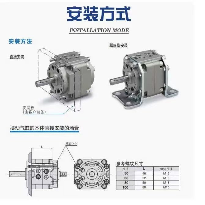 SMC叶片式摆动旋转气缸CDRB1BWCRB1BW50-63-80-100-90S-180S-270S,淘宝优惠券,粉丝福利购,淘宝优惠卷