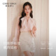 ເສື້ອຍືດແຂນຍາວ Qiushui Yiren ສີຂາວ chiffon tops ແມ່ຍິງ 2026 ພາກຮຽນ spring ຮູບແບບໃຫມ່ versatile lace shirt shirt