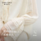 ເສື້ອຍືດແຂນຍາວ Qiushui Yiren ສີຂາວ chiffon tops ແມ່ຍິງ 2026 ພາກຮຽນ spring ຮູບແບບໃຫມ່ versatile lace shirt shirt