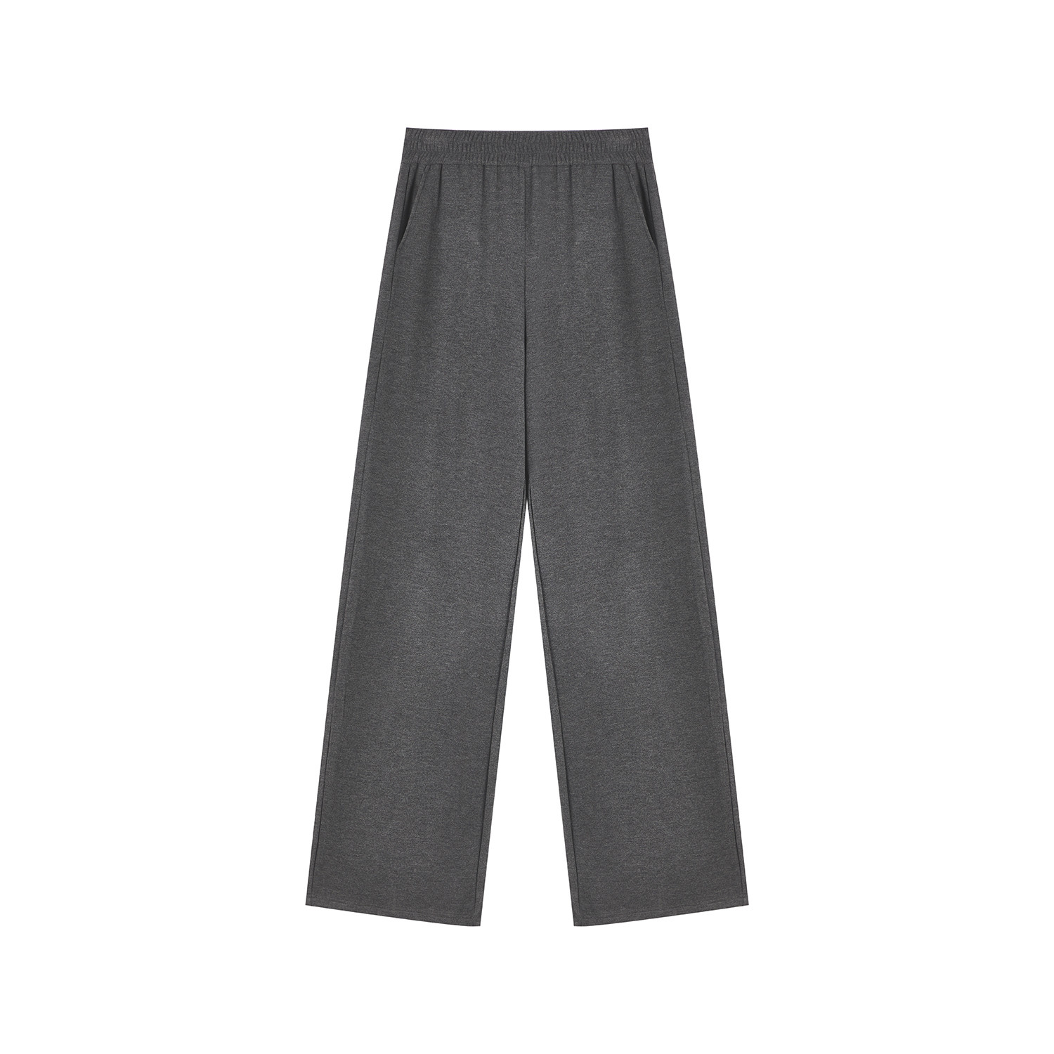 秋水伊人百搭简约时尚阔腿裤2025年冬季新款经典高弹牛筋腰休闲裤,淘宝优惠券,粉丝福利购,淘宝优惠卷