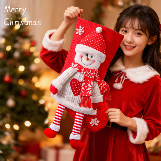 Christmas Sock Gift Bag Large Christmas Decoration