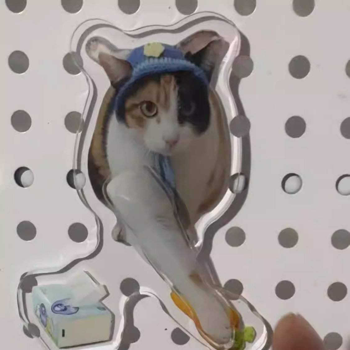 【现货包邮】开门小猫萝卜纸巾真棒察言观色旋转亚克力冰箱贴,淘宝优惠券,粉丝福利购,淘宝优惠卷