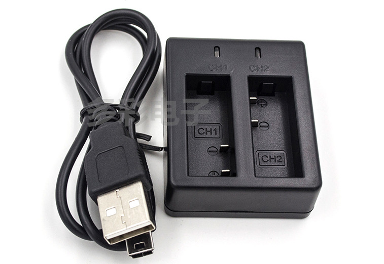 SJ9000/7000/SJ4000运动相机电池充电器座充原装双充快速充电器 - 图3