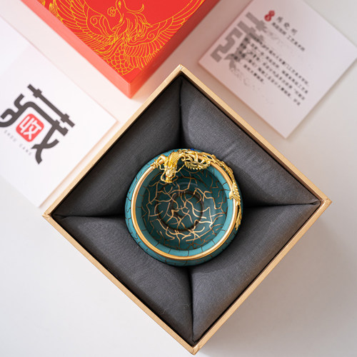 第二集陶瓷原矿窑变建盏茶杯主人杯普洱大号品茗杯子高档礼盒装 - 图3