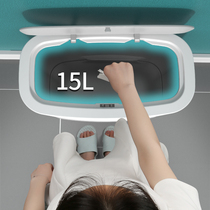 Trash Can Home with cover Toilet Toilet Kitchen Bedroom Living Room Large Capacity Light Lavish Wastebasket Commercial Desktop